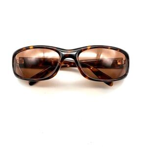 VTG Serengeti Sunglasses Bromo Brown Oval Unisex Made In Italy Frames 6981